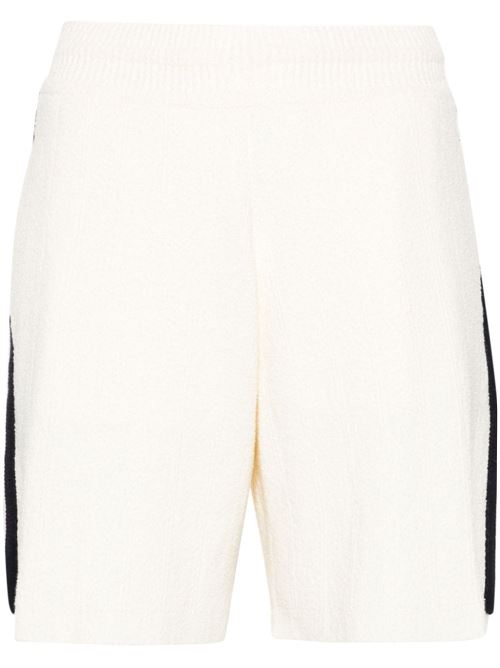 Short in cotone bianco/blu Golden Goose | GWP01734P00147182555